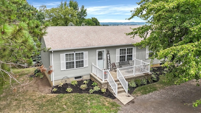 view of front of home