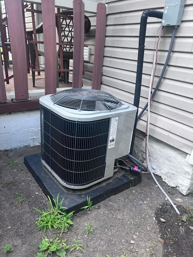 exterior details with cooling unit