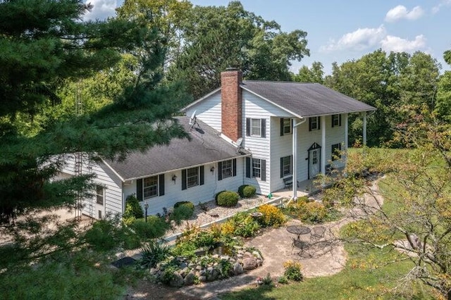 view of rear view of house