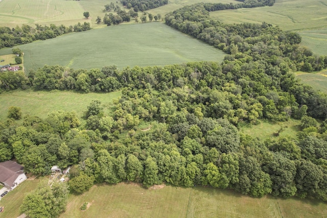 drone / aerial view featuring a rural view