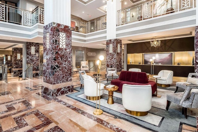 50 W Broad St Unit 2905, Columbus, OH 43215 - lobby with a towering ceiling