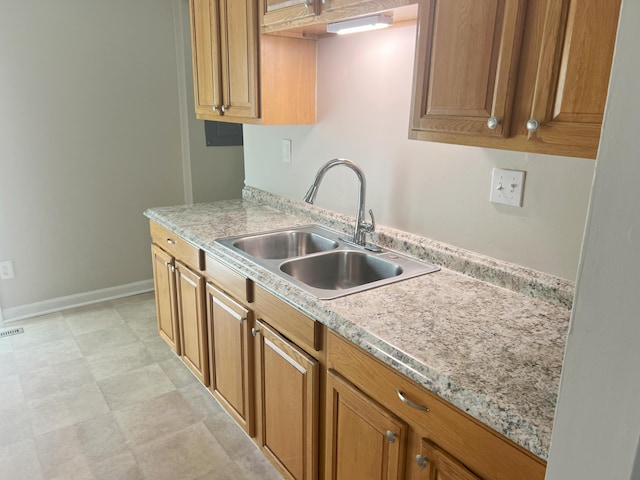 kitchen featuring sink