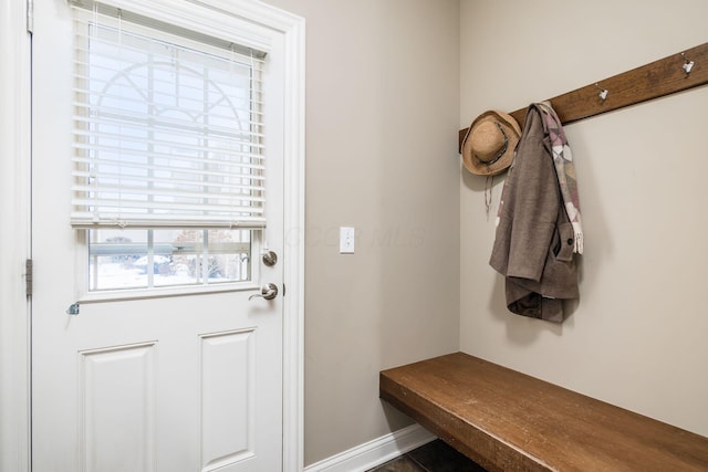 view of mudroom