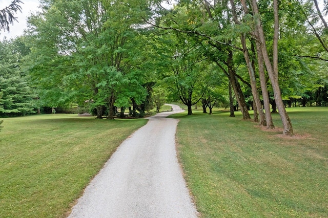 surrounding community with a lawn