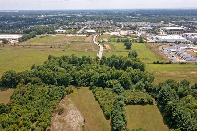 drone / aerial view featuring a rural view