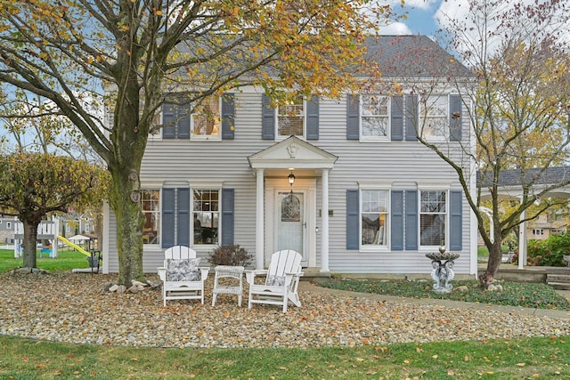 view of colonial house