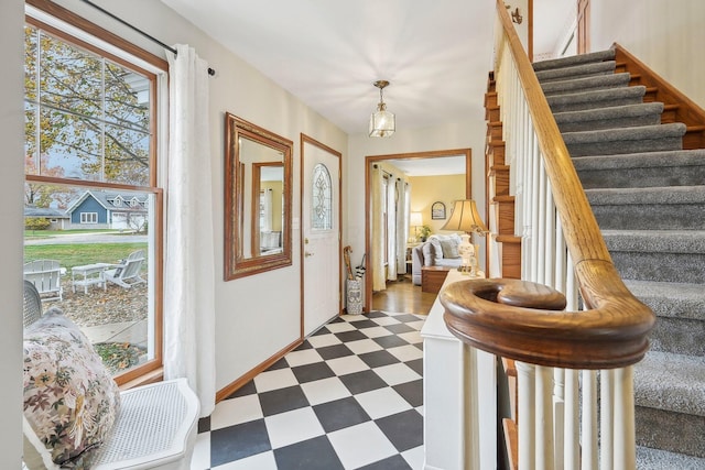 view of entrance foyer