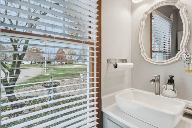 bathroom featuring sink