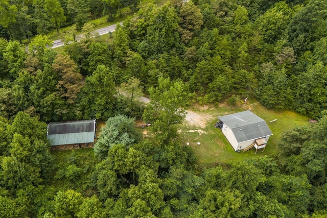 13207 Clapper Hollow Rd, Rockbridge, OH 43149 - aerial view of property and surrounding area with a heavily wooded area
