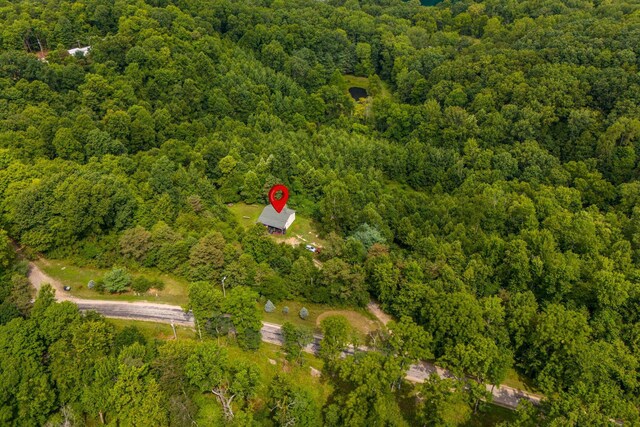 13207 Clapper Hollow Rd, Rockbridge, OH 43149 - aerial view of property and surrounding area featuring a forest