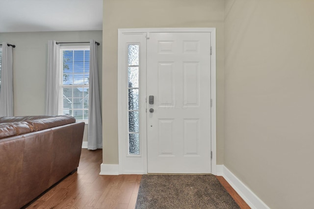 667 Green Forest Pl, Lithopolis, OH 43136 - entrance foyer with wood finished floors and baseboards