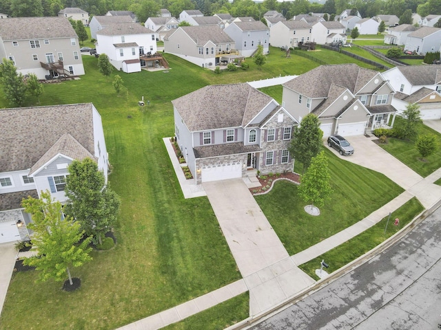 667 Green Forest Pl, Lithopolis, OH 43136 - aerial view of residential area