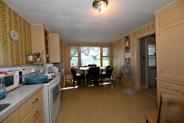 kitchen with white appliances