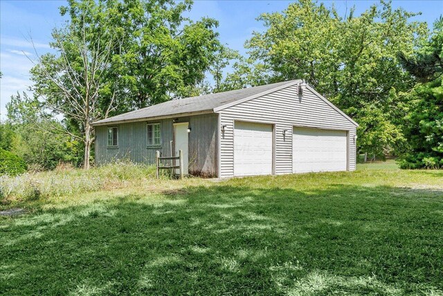 7888 Mingo Lewisburg Rd, North Lewisburg, OH 43060 - view of detached garage