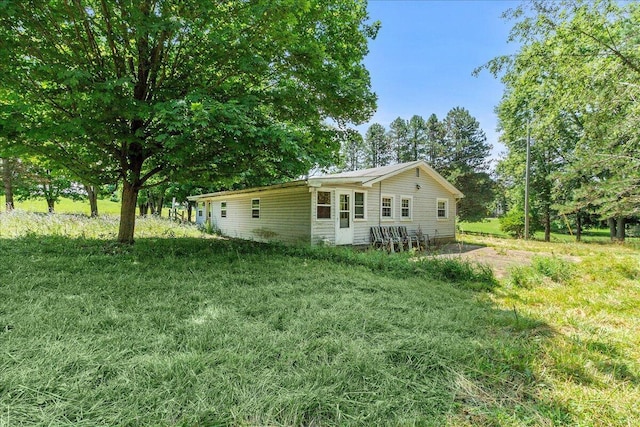 7888 Mingo Lewisburg Rd, North Lewisburg, OH 43060 - view of property exterior featuring a lawn