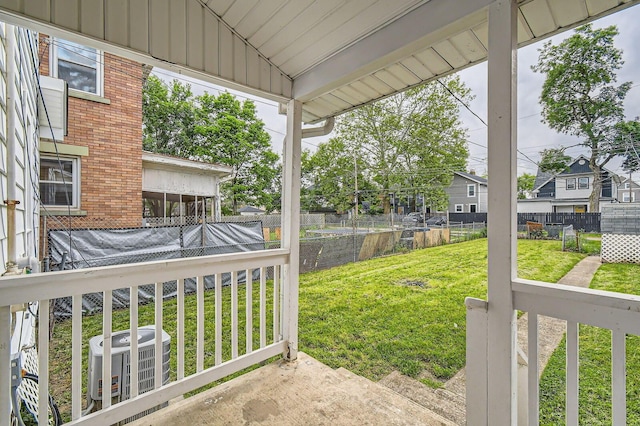 53 N Warren Ave, Columbus, OH 43204 - view of yard with cooling unit and a residential view