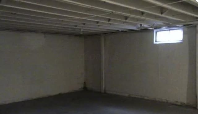 view of basement