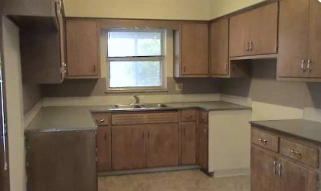 kitchen featuring sink