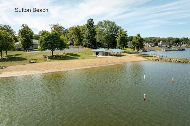 property view of water