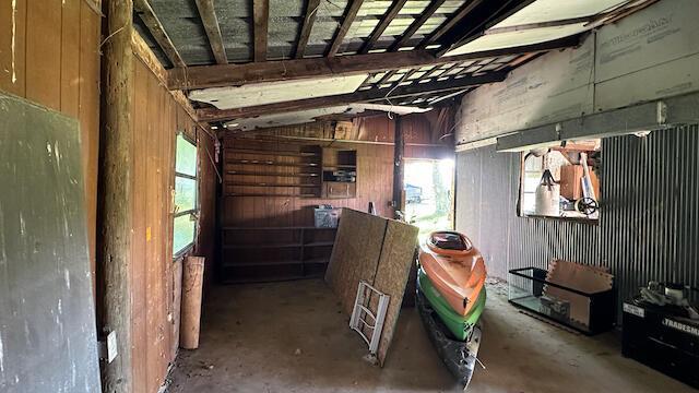 view of horse barn