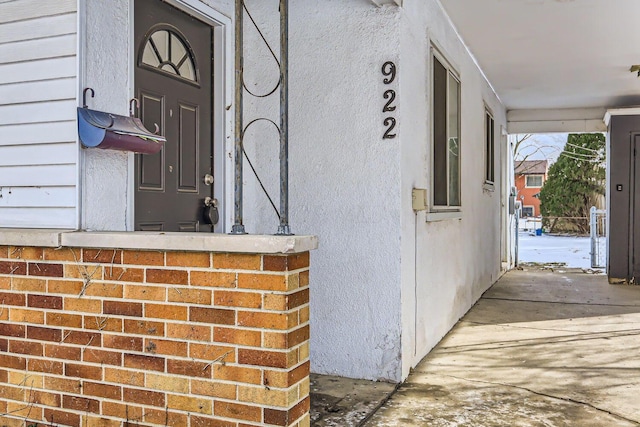 view of entrance to property