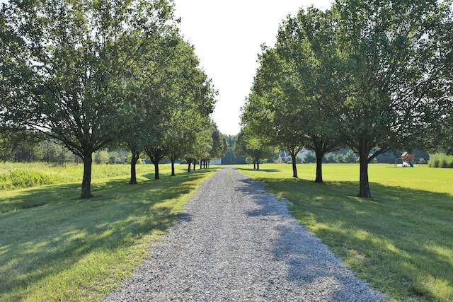 view of road