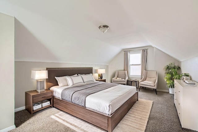 191 S Eureka Ave, Columbus, OH 43204 - bedroom with light carpet and vaulted ceiling