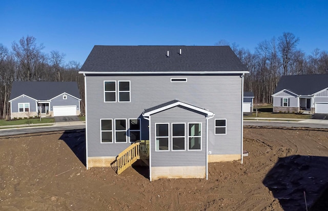 view of back of property