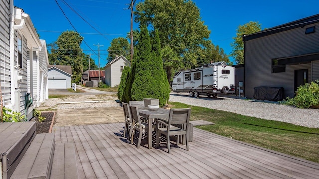 view of deck