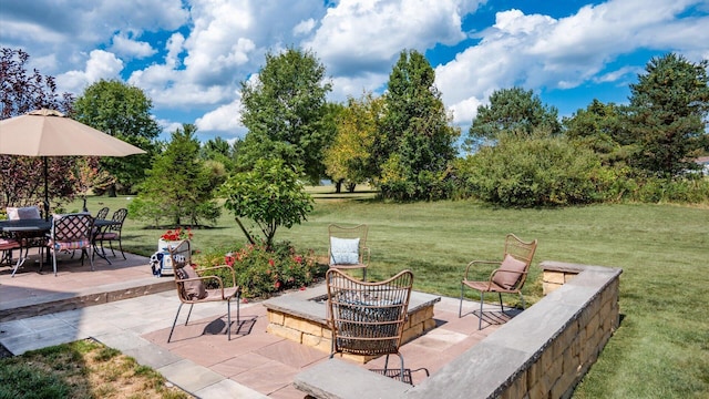 view of patio