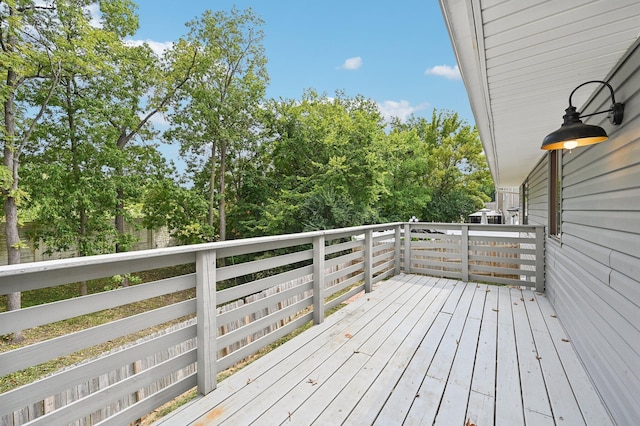 view of deck