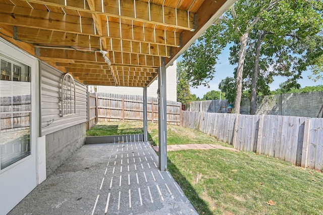 view of patio