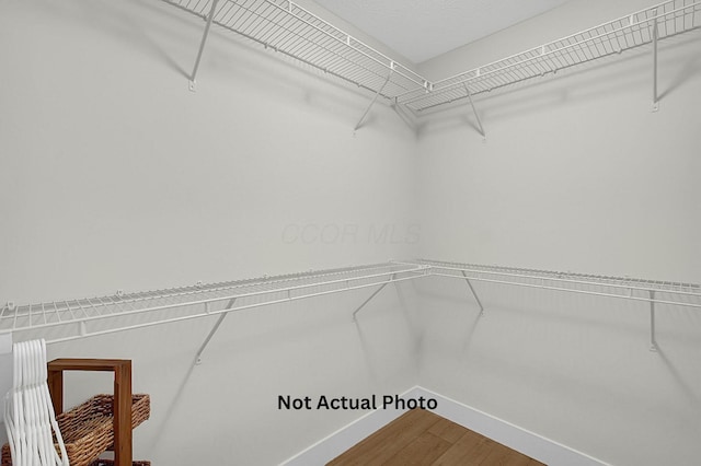 102 Cumberland Meadows Cir, Hebron, OH 43025 - walk in closet featuring wood finished floors