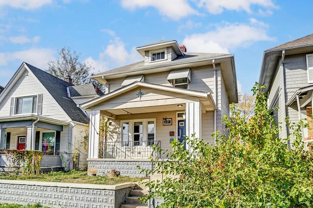 view of front of house featuring a porch