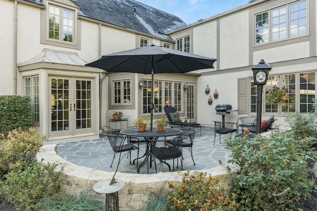 view of patio / terrace with french doors