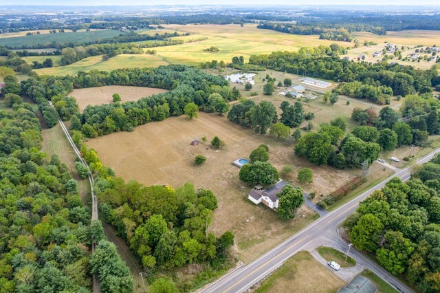 5595 Lancaster Rd, Hebron, OH 43025 - bird's eye view featuring a rural view