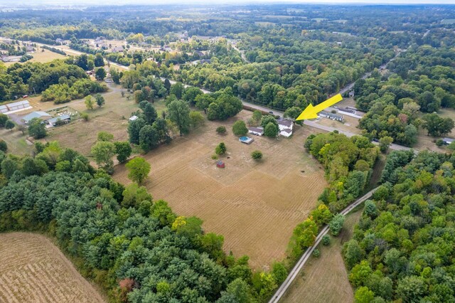 5595 Lancaster Rd, Hebron, OH 43025 - birds eye view of property with a rural view