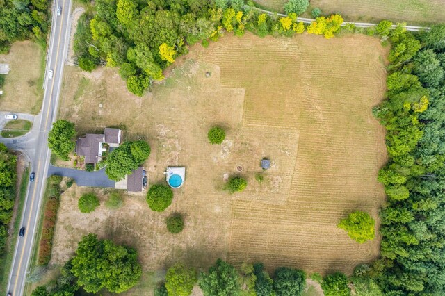 5595 Lancaster Rd, Hebron, OH 43025 - bird's eye view featuring a rural view