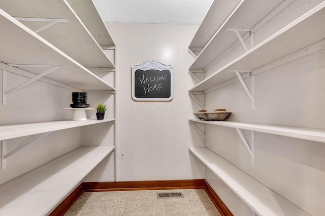 storage area featuring visible vents