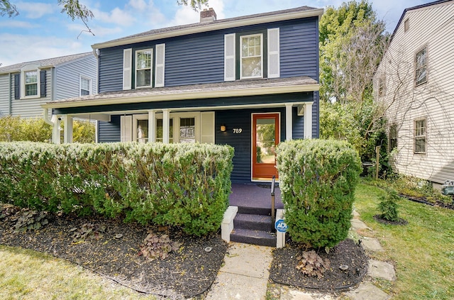 view of front of home