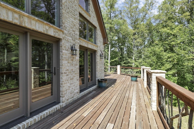 view of deck