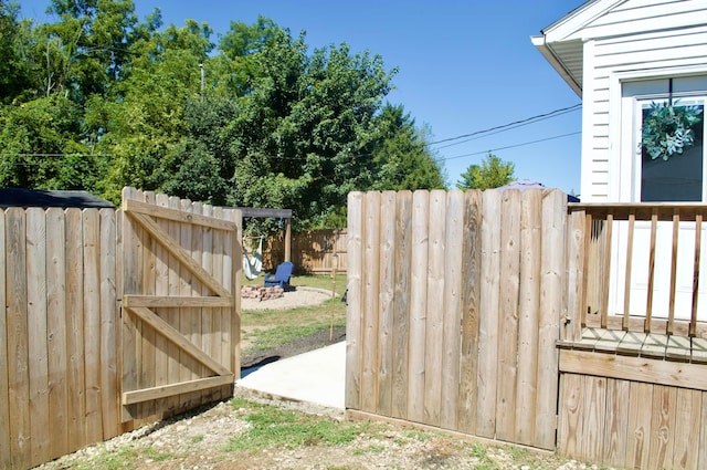 view of gate