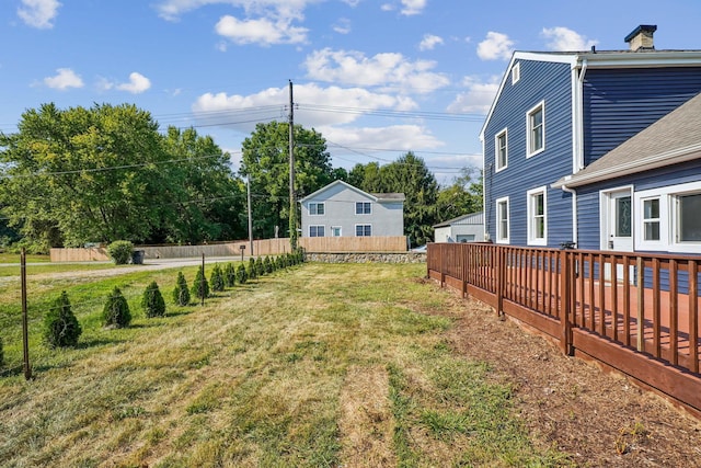 view of yard