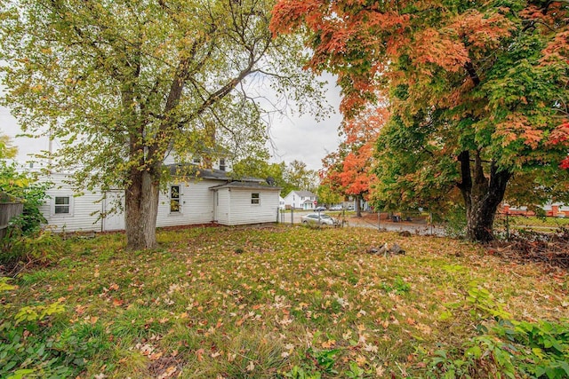 view of yard