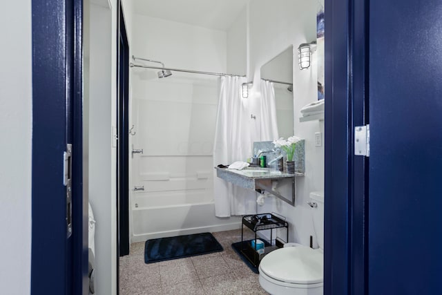 60 E Spring St Unit 105, Columbus, OH 43215 - full bathroom featuring toilet and shower / tub combo