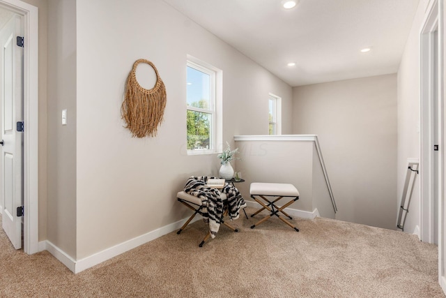 unfurnished room featuring carpet floors