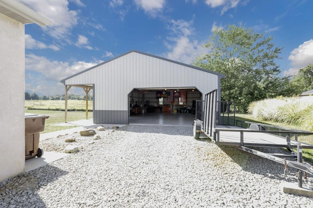 view of outbuilding