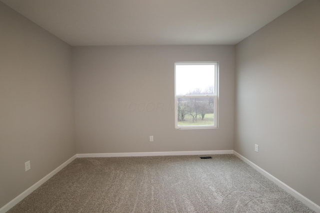 spare room featuring carpet floors