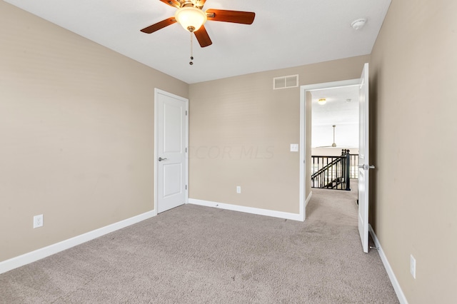 2353 Killdeer Pl, Galena, OH 43021 - spare room featuring carpet floors, a ceiling fan, and a smoke detector