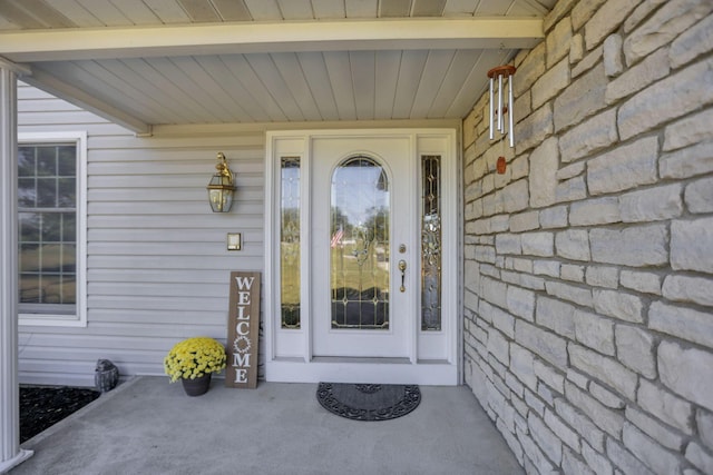 view of entrance to property